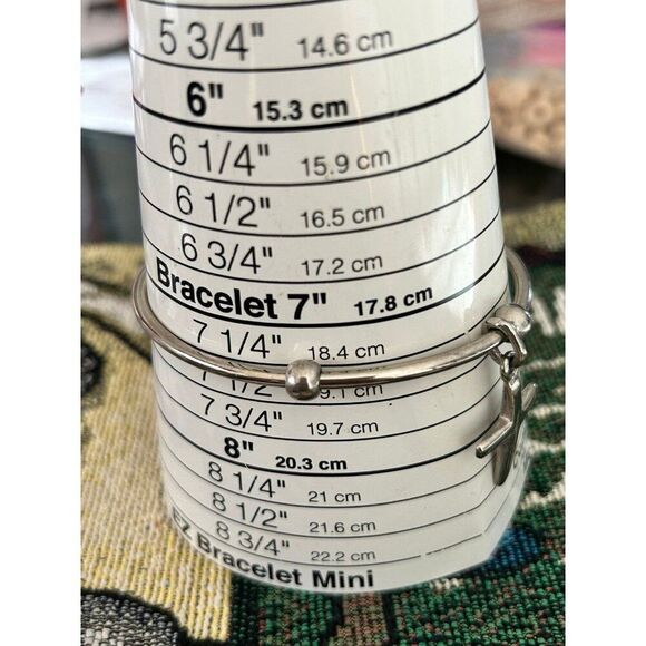 Silver Color Cross Open Cuff - Picture 4 of 4